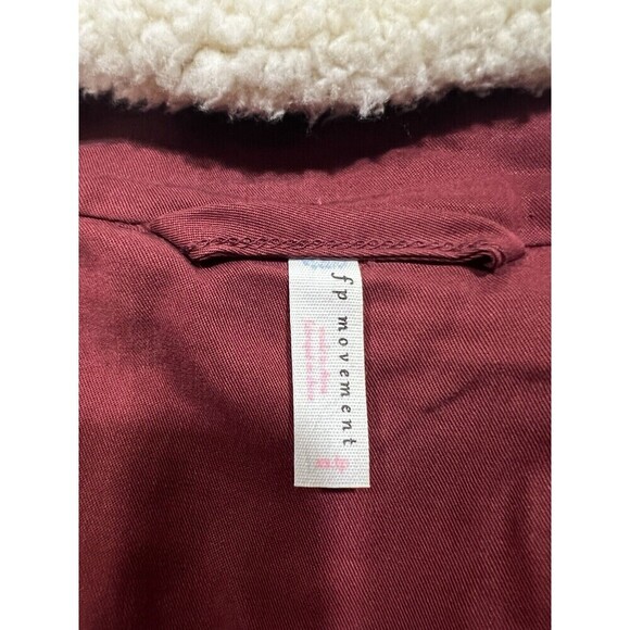 Free People Movement Mix It Up Jacket Womens Size Xs Oversized Sherpa - Picture 9 of 9